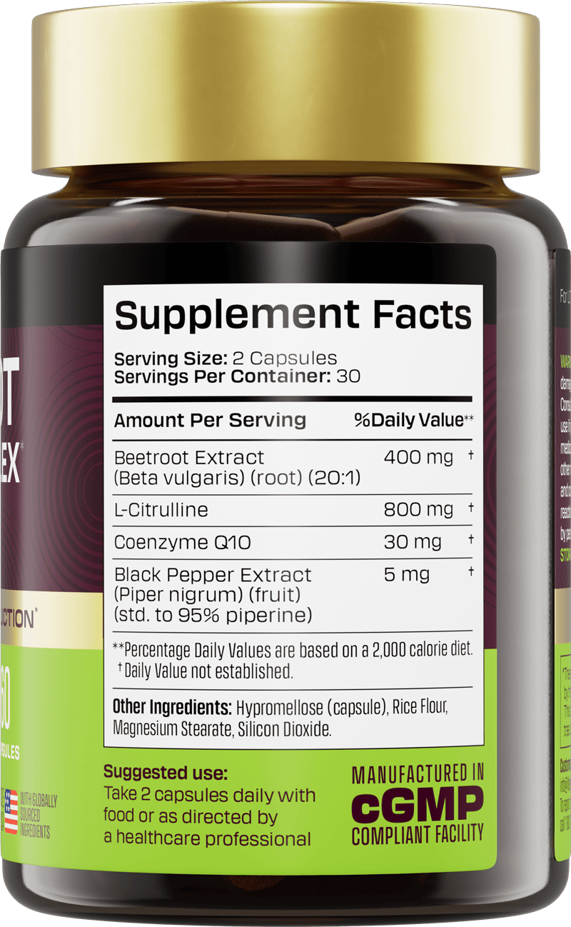 LIFEPLEMENT BeetRoot Supplements with natural ingredients and health benefits.